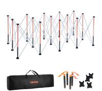 VEVOR Portable Folding Workstand, 2445 x 1255 mm Collapsible Workbench, 2724 kg Weight Capacity, No Assembly Foldable Work Stand with Storage Bag, Table Top NOT Included, for Garage Workshop Outdoor