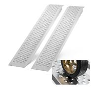 VEVOR Portable Loading Ramps, 2 Pcs 1200 x 215 mm, Durable Aluminum Shed Ramp Set with Anti-Slip Holes, Compact Design and Easy Storage, 399.2 kg Weig