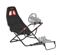 VEVOR Portable Racing Wheel Stand, Foldable & Adjustable Steering Sim Wheel Stand, 470 mm Seat Inner Width, Compatible with Logitech G923/G920/G29, Thrustmaster T248P, Fanatec, Hori, Mad Catz, Black