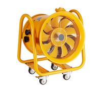 VEVOR Portable Ventilator, 406.4mm Heavy Duty Cylinder Fan, 1100W Strong Shop Exhaust Fan 4240CFM, 5m Power Cord (No charging head), Industrial Utility Blower for Sucking Dust, Smoke Home/Workplace