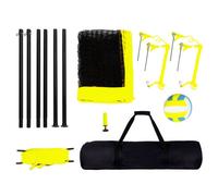 Vevor Portable Volleyball Net System, Adjustable Steel Poles, Pvc Ball, Pump, Bag, Heavy Duty For Backyard Beach