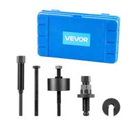 VEVOR Power Steering Pump Pulley Puller/Installer Tool Set, Compatible with Ford, GM V6, and VW Vehicles, Pump Pulley Remover Installer Tools, for Removing and Installing Power Steering Pump Pulleys