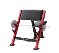 VEVOR Preacher Curl Bench, Strength Training Benches, Max load 660 LBS Home Gym Fitness Equipment, Seated Arm Isolated Barbell Dumbbell Bicep Station, Adjustable Weight Bench with Bar Holders