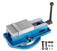 VEVOR Precision Milling Machine Vise 4 Inch Accu Lock Swivel Base Clamping Vise 360 Degrees Scale Bench Vice Clamp 100mm Width for Milling Drilling M