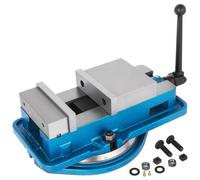 VEVOR Precision Milling Machine Vise 5 Inch Accu Lock Swivel Base Clamping Vise 360 Degrees Scale Bench Vice Clamp 125mm Width for Milling Drilling M