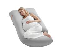 VEVOR Pregnancy Pillow, G-Shaped Maternity Pillow, Full-Body Support Pillow with Removable & Washable Cover, Soft and Breathable Pregnancy Body Pillows for Back, Belly, Hips, Legs Relief