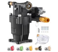 VEVOR Pressure Washer Pump, 3/4" Shaft Horizontal, 3500 PSI, 2.5GPM, Replacement Power Washer Pumps Kit with 5 Nozzles, Hardware and Siphon Tube, Compatible with Simpson, Honda, Troy-Bilt, Generac