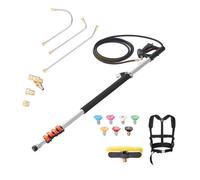 VEVOR Pressure Washer Telescoping Wand 21 ft Brush Head Telescopic Spray Wand