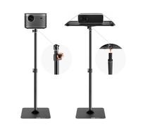 VEVOR Projector Stand, Projector Floor Stand Adjustable Height from 30.3 to 63.4 in, Projector Mount with Tray, Ideal for Outdoor Movies, Home, Office