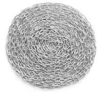 VEVOR Proof Coil Chain, 1/4" x 100', 1540 lbs Safe Working Load, Zinc Plated Proof Tested Coil Chain with Two Quick Links, Galvanized Carbon Steel Link Chain for Towing, Hanging, Camping, Pet Towing