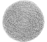 VEVOR Proof Coil Chain, 3/16" x 100', 1100 lbs Safe Working Load, Zinc Plated Proof Tested Coil Chain with Two Quick Links, Galvanized Carbon Steel Link Chain for Towing, Hanging, Camping, Pet Towing