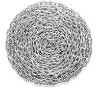 VEVOR Proof Coil Chain, 5/16" x 92', 1667 lbs Safe Working Load, Zinc Plated Proof Tested Coil Chain with Two Quick Links, Galvanized Carbon Steel Link Chain for Towing, Hanging, Camping, Pet Towing