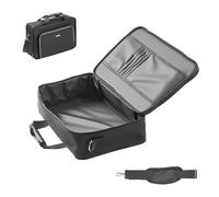 VEVOR PS5 Carrying Case, Travel Bag for PlayStation 5 & PS5 Slim Waterproof Nylon, Soft Interior Lining & Padded Dividers for Extra Protection, Spacious Design with Carry Handle for Storage, Home
