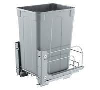 VEVOR Pullout Trash Can for Kitchen Cabinets, Garbage Waste Recycling Bin, Under Mount Waste Container, with Heavy Duty Metal Soft Close Sliding System and Door Kit, for Sink, Under Counter