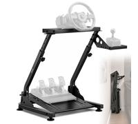 VEVOR Racing Wheel Stand, Adjustable & Foldable Simulator Stand for Logitech G29 G27 G920 G923, Thrustmaster T300RS T300GT T248 TS-PC TSXW Gaming Cockpit,Pedals Simulator NOT Included