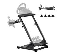 VEVOR Racing Wheel Stand, Adjustable & Foldable Simulator Stand for Logitech G29 G27 G920 G923, Thrustmaster T300RS T300GT T248 TS-PC TSXW Gaming Cockpit,Pedals Simulator NOT Included