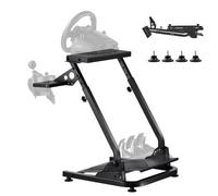 VEVOR Racing Wheel Stand, Adjustable & Foldable Simulator Stand for Logitech G29 G27 G920 G923, Thrustmaster T300RS T300GT T248 TS-PC TSXW Gaming Cock