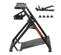 VEVOR Racing Wheel Stand, Adjustable & Foldable Simulator Stand for Logitech G923 G920 G29 G27, Thrustmaster T300RS TX F458 T500RS T3PA-PRO(F1/GT) Gaming Cockpit,Pedals Simulator NOT Included,Compact