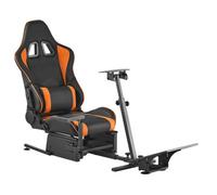VEVOR Racing Wheel Stand Heavy-Duty Cockpit Fit Logitech Thrustmaster CSR Pedals