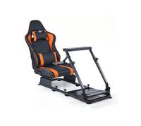 VEVOR Racing Wheel Stand, Heavy-Duty Simulator Cockpit Steering Stand with Dual-Rail Dual-Arm, Fit Logitech G25,G27,G29,G920,G923, Thrustmaster T300RS,TX F458,T500RS,T3PA-PRO (F1/GT) and CSR Pedals