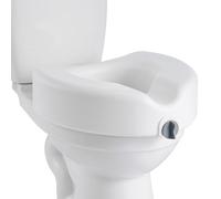 VEVOR Raised Toilet Seat, 350 lbs Capacity, 5-Inch Lift Height, Commode Elevated Toilet Seat Riser with Enlarged Opening for Seniors, Elderly, Handicap, Disabled, Adults, Fits Elongated & Round Bowl