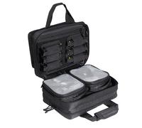 VEVOR Range Bag for 2 Pistols, Tactical Gun Bag with 2 Built-in Removable Pistol Bags & 6 Detachable Magazines, Gun Range Bag for Outdoor Hunting Shooting, Lockable Carrying Handgun Bag Case, Black