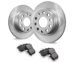 VEVOR Rear Brake Kit Brake Rotors Brake Pads Replacement Kit for Audi A3(8P)