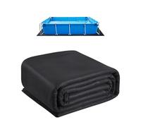 VEVOR Rectangle Pool Liner Pad, 12 x24 ft Pool Liner Pad for Above Ground Swimming Pools, Extra-Thick Pool Mat, Prevents Punctures, Recycled Geotextile Material Underlayment Pad, Extend Liner Life