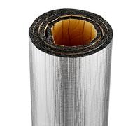 VEVOR Reflective Insulation Roll, XPE Foam Core Radiant Barrier, 10.3 mm 40 in x 5 ft, Aluminum Foil Foam Core Heat Reflective Shield, Thermal Insulation Roll for Garage Door Window RV Roof