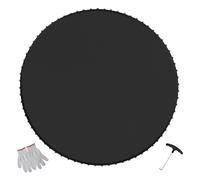 VEVOR Replacement Trampoline Mat Fits 14ft Frame 96 V-Rings 7" Spring Length