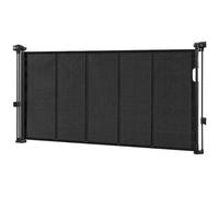 Vevor Retractable Baby Gate, 870 mm Tall, Extends Up To 1400 mm Wide, Retractable Gate For Kids Or Pets, Black