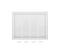 VEVOR Return Air Filter Grille, Fits W24 x H18 Inch Duct Opening, Filter Not Included, Return Air Vent Cover for Wall, Powder-Coated Steel Return Air Grill Detachable Face/Door for 1 inch Filters