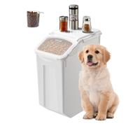 VEVOR Rice Storage Container 4.5Gallon/20L Capacity Large Dog Food Dispenser Bin Kitchen Ingredient Grain Cereal Flour Bin Pet food Containers with