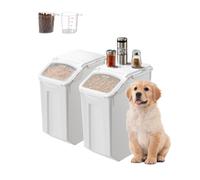 VEVOR 4.5Gal/20Lx2 Large Ingredient Storage Container Airtight Kitchen Flour Bin
