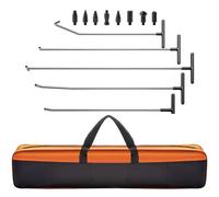 Vevor Rods Dent Removal Kit, 13 Pcs Paintless Dent Repair Tool, 5 Pcs Stainless Steel Dent Rods, 8 Pcs Tapper Heads