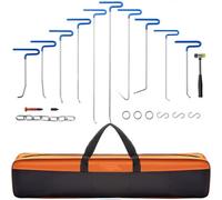 Vevor Rods Dent Removal Kit, 20 Pcs Paintless Dent Repair Rods, Stainless Steel Dent Rods, Whale Tail Dent Repair Tools