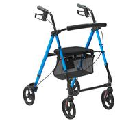 VEVOR Rollator Walker for Senior Aluminum Foldable Rolling Walker 300LB Capacity