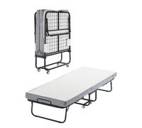 VEVOR Rollaway Bed, 31 in x 75 in Folding Bed with 4 in Mattress, Twin Size Foldable Bed with Sturdy Metal Frame & Memory Foam Mattress, Portable Twin