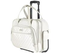 VEVOR Rolling Laptop Bag, Fits Up to 15.6 Inch Laptop, Wheeled Briefcase, Roller Computer Tote Bag with 2 Fixed Wheels & Telescoping Handle, Laptop Case for Work Travel Business Office, Women Men