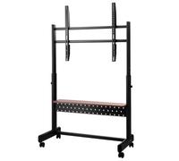 Vevor Rolling Tv Stand 55-100" Height Adj Portable W/tray Holds 205Lbs Max Vesa 800X600mm