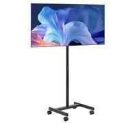 VEVOR Rolling TV Stand Mobile TV Cart Holds Up to 44 lbs for 17-55 Inch Screens