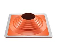 VEVOR Roof Pipe Flashing Boot, Fit Pipe OD 10" to 18", Flexible Silicone Roofing Jack Pipe Flashing, High Temp -101℉ to 437℉, Endurable Square Metal Base, for Chimney, Wood Stove & Outdoor Vent Pipes