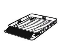 Vevor Roof Rack Cargo Basket, 130.5X91.5X12.7 Cm Rooftop Cargo Carrier W/ 15 Cu Ft Waterproof Cargo Bag, 90 Kg Capacity