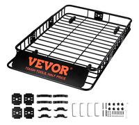 VEVOR Roof Rack Cargo Basket 200 LBS Capacity Extension 64"x39"x6" for SUV Truck