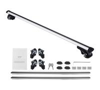 VEVOR Universal Roof Rack Cross Bars, Aluminum Roof Rack Crossbars, Fit Raised Side Rail with Gap, 90KG Load Capacity, Adjustable Crossbars with Locks, for SUVs, Sedans, and Vans