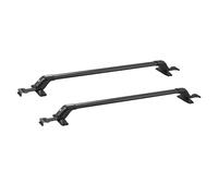 VEVOR Roof Rack Cross Bars, Thickened Aluminum Roof Rack Crossbars, Fit Roof Without Side Rail, 70KG Load Capacity, Adjustable Bare Roof Crossbars with Locks, for SUVs, Sedans, and Vans