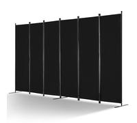 VEVOR Room Divider, 6 Panels Room Divider, Folding Privacy Screen and Portable Partition Divider for Room Separation, Freestanding Room Partitions for