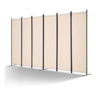 VEVOR Room Divider, 6 Panels Room Divider, Folding Privacy Screen and Portable Partition Divider for Room Separation, Freestanding Room Partitions for