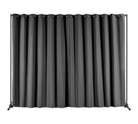 VEVOR Room Divider 8 ft x 10 ft Portable Panel Room Divider with Whee