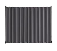 VEVOR Room Divider, Portable Panel Room Divider with Wheels Curtain Divider Stand, Freestanding Room Divider Privacy Screen for Office, Bedroom, Dinin
